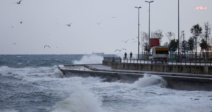 Meteoroloji Genel Müdürlüğü, Marmara Denizi’nde yarın akşam saatlerinden itibaren kuzey