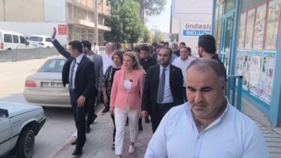 Kadirli'de yurttaşlar, YENİ Parti Osmaniye Milletvekili Asu Kaya'ya "geçinemediklerini" ifade