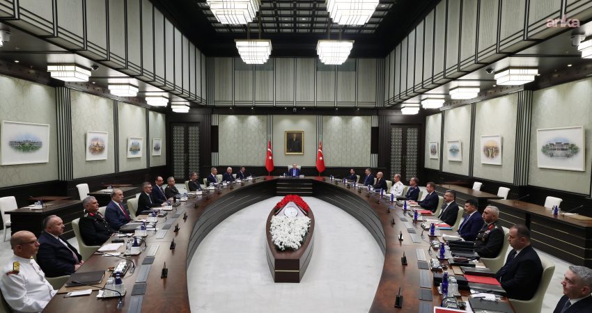 Milli Güvenlik Kurulu (MGK), Cumhurbaşkanı Recep Tayyip Erdoğan başkanlığında toplandı.