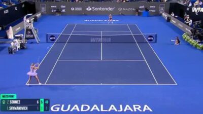 Milli tenisçi Zeynep Sönmez, Guadalajara Open'ın ilk turunda Belaruslu Iryna