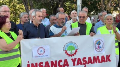 Tüm Emeklilerin Sendikası Muğla Şubesi üyeleri, emeklilere seyyanen zam yapılması