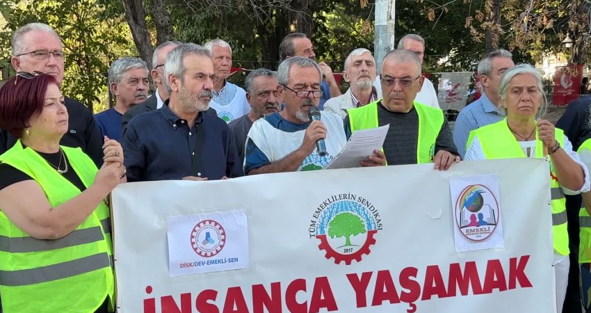Tüm Emeklilerin Sendikası Muğla Şubesi üyeleri, emeklilere seyyanen zam yapılması