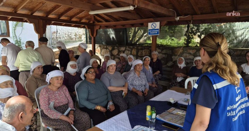 Muğla Büyükşehir Belediyesi’nin “Sağlık İçin Sahadayız” projesi kapsamında uzman hekim,