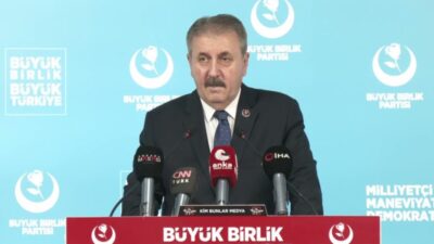 BBP Genel Başkanı Mustafa Destici, KCK Yürütme Konseyi Eş Başkanı