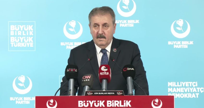 BBP Genel Başkanı Mustafa Destici, KCK Yürütme Konseyi Eş Başkanı