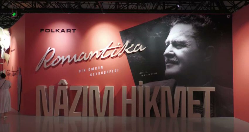 Ünlü şair Nâzım Hikmet’in yaşamını anlatan “ROMANTİKA” sergisi, İzmir Büyükşehir Belediyesi ev