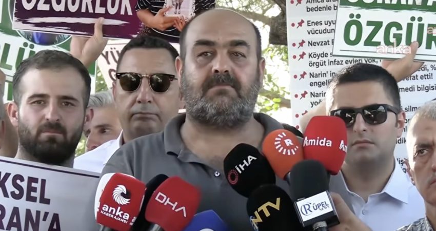 Narin Güran’ın babası Diyarbakır’dan Cumhurbaşkanlığı’na yürüyecek Diyarbakır'da Bağlar ilçesine bağlı kırsal Tavşantepe Mahallesi’nde kaybolmasından 19 gün