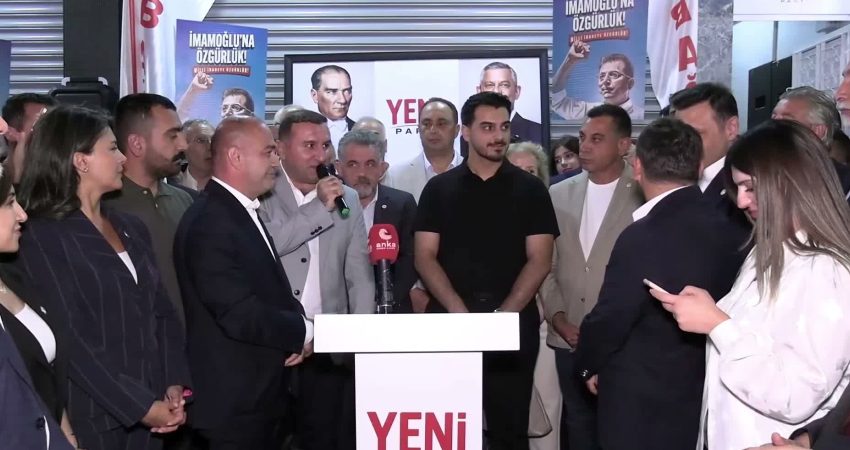 Partisinin Bağcılar İlçe Başkanlığı açılışında konuşan YENİ Parti İstanbul İl