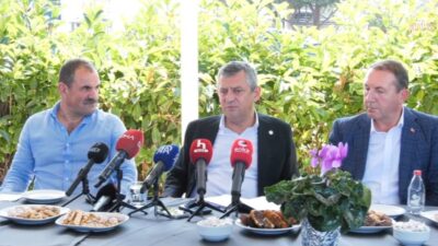 YENİ Parti Genel Başkanı Özgür Özel, Yalova'da süs bitkileri üreticileriyle