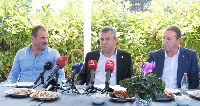 YENİ Parti Genel Başkanı Özgür Özel, Yalova'da süs bitkileri üreticileriyle