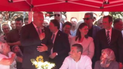 YENİ Parti Genel Başkanı Özgür Özel, Kırklareli'nin Babaeski ilçesi Taşağıl