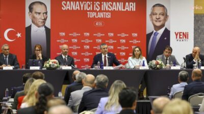 YENİ Parti Genel Başkanı Özgür Özel, Tekirdağlı iş insanları ile