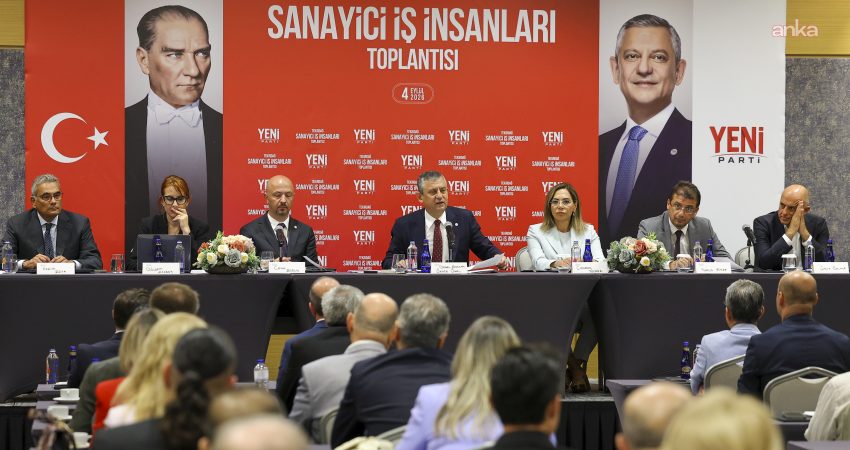 YENİ Parti Genel Başkanı Özgür Özel, Tekirdağlı iş insanları ile