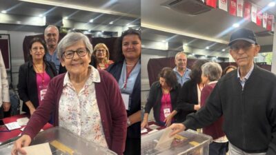 YENİ Parti Genel Başkanı Özgür Özel'in annesi Şükran Özel ve