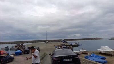 Pazar ilçesinde Zelek Limanı açıklarında yapılmak istenen kafes balıkçılığına karşı