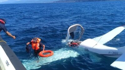 Gürcistan'ın Batum kentinden Ordu-Giresun Havalimanı'na giderken motor arızası nedeniyle Rize