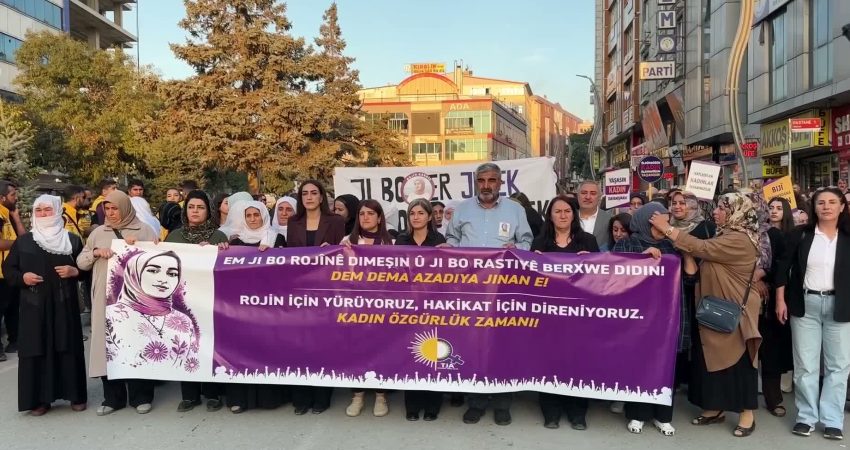 Tevgera Jinên Azad (TJA) öncülüğünde Van’da bir araya gelen kadınlar,