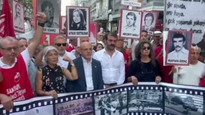 Samsun’da 12 Eylül 1980 askeri darbesinin 46’ncı yılında protesto yürüyüşü