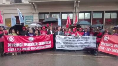 Tüm Emeklilerin Sendikası ile DİSK’e bağlı Devrimci Emekliler Sendikası’nın Samsun