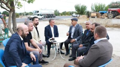 Şehzadeler Belediye Başkanı Hakan Şimşek, saha ziyaretleri kapsamında mahalle muhtarlarını