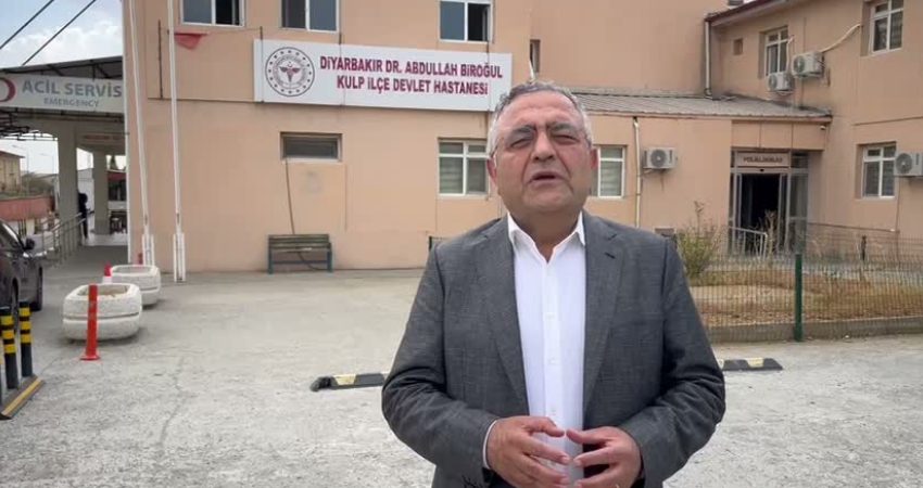 YENİ Parti Diyarbakır Milletvekili Sezgin Tanrıkulu, Kulp Devlet Hastanesi’nde incelemelerde