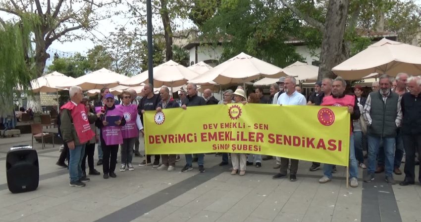 Emekliler; Sinop, Artvin, Hopa ve Bilecik'in Bozüyük ilçesinde alanlara çıktı.