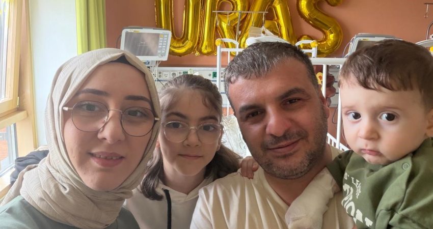 Sinoplu SMA Tip-1 hastası Uras Çağrı Çelik'in, Almanya’da sürdürülen tedavisinin