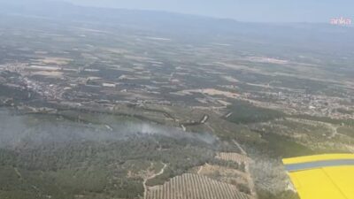 Soma’daki orman yangını kontrol altına alındı Manisa'nın Soma ilçesine bağlı Cenkyeri Mahallesi'nde saat 12.50 sıralarında çıkan
