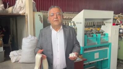 YENİ Parti Diyarbakır Milletvekili Sezgin Tanrıkulu, Türkiye’deki koza üretiminin yüzde