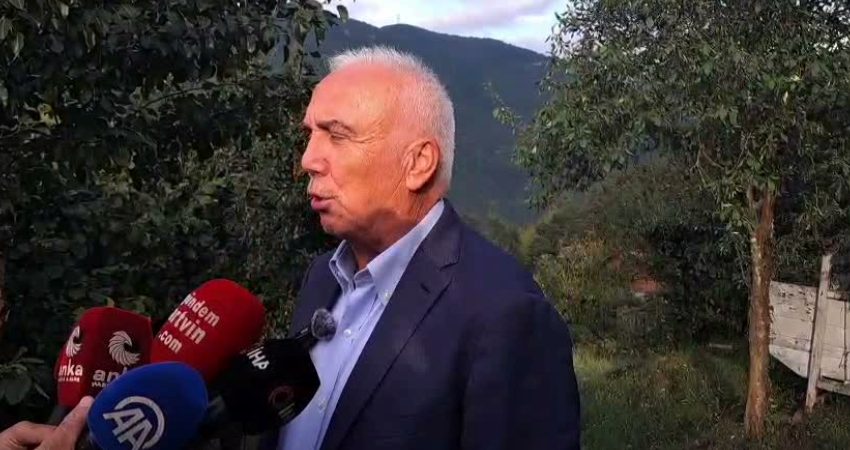 Tarım Kredi Kooperatifleri Genel Müdürü Hüseyin Aydın, Artvin çayı ve