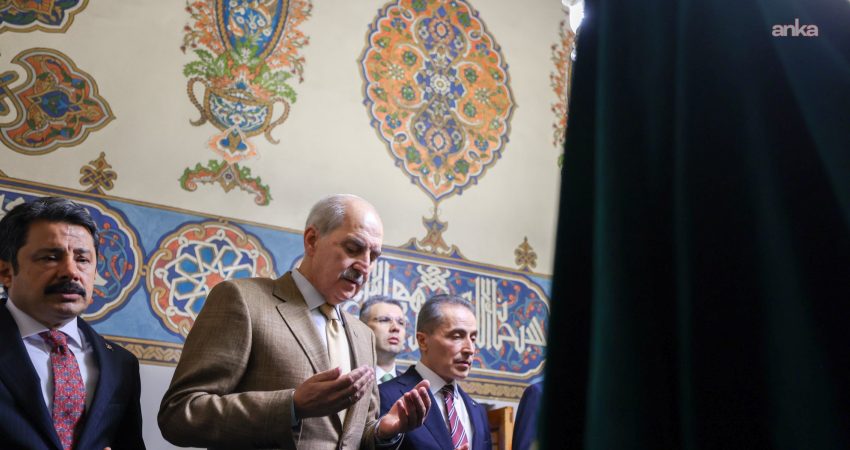 TBMM Başkanı Numan Kurtulmuş, Hacı Bektaş-ı Veli’nin türbesini ziyaret ederek,