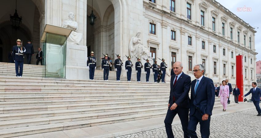 TBMM Başkanı Numan Kurtulmuş, resmi ziyaret kapsamında bulunduğu Portekiz’in başkenti