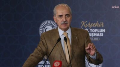 TBMM Başkanı Numan Kurtulmuş, Manisa’nın Turgutlu ilçesinde bir okulun yakınında