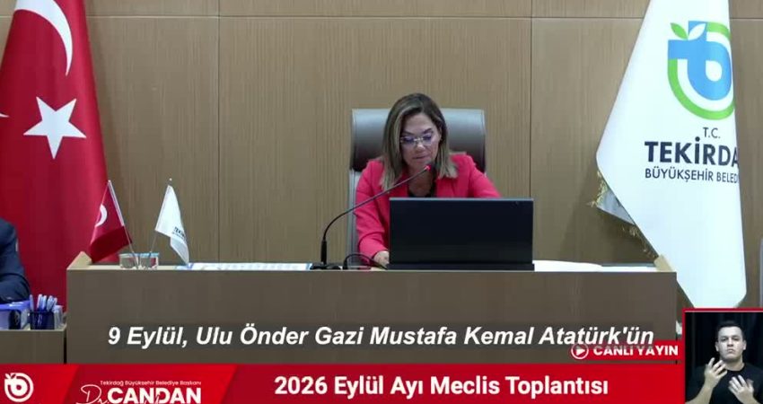 Tekirdağ Büyükşehir Belediye Meclisi çoğunluk sağlanamadığı için toplanamadı, Yüceer tepki gösterdi Tekirdağ Büyükşehir Belediyesi’nin Eylül Ayı Olağan Meclis Toplantısı, yeterli çoğunluk