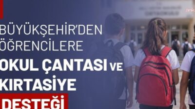 Tekirdağ Büyükşehir Belediyesi, yeni eğitim öğretim yılı öncesinde sosyal yardım