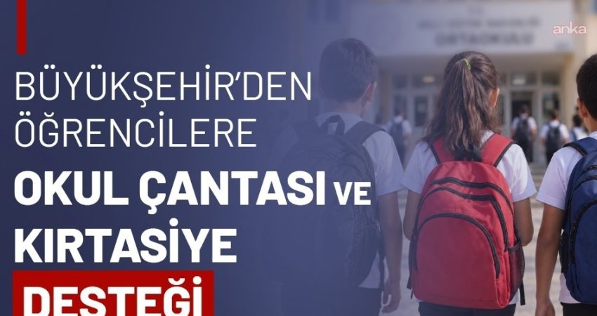 Tekirdağ Büyükşehir Belediyesi, yeni eğitim öğretim yılı öncesinde sosyal yardım