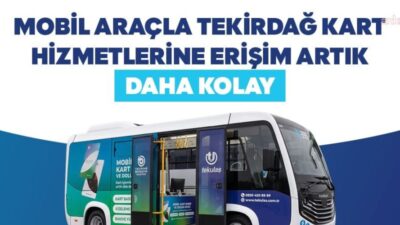 Tekirdağ Büyükşehir Belediyesi, "Tekirdağ Kart" işlemlerinin daha kolay ve hızlı