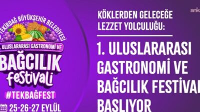 Tekirdağ Büyükşehir Belediyesi tarafından bu yıl ilki düzenlenecek “Uluslararası Gastronomi