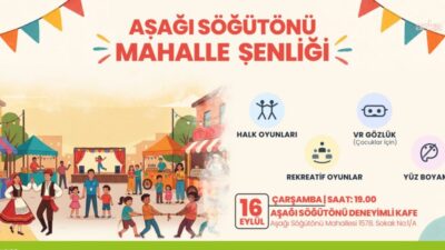 Tepebaşı Belediyesi, mahalle sakinlerini bir araya getiren etkinliklerine "Aşağı Söğütönü