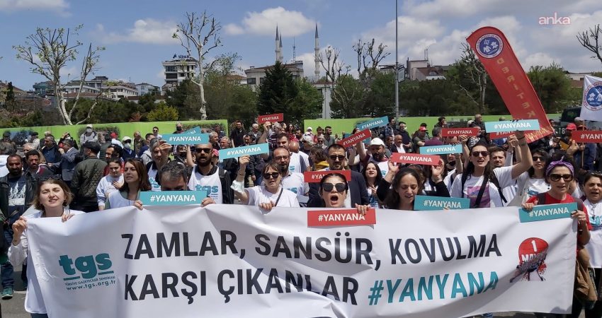 TGS’den gazetecilerin gözaltına alınmasına tepki Türkiye Gazeteciler Sendikası (TGS), BirGün gazetesi muhabiri Sarya Toprak ile