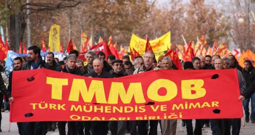 Türk Mühendis ve Mimar Odaları Birliği'nden (TMMOB), Manisa’nın Turgutlu ilçesinde