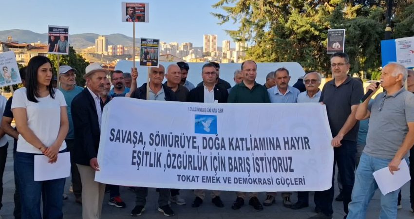 Tokat Emek ve Demokrasi Güçleri’nden 1 Eylül Dünya Barış Günü açıklaması Tokat Emek ve Demokrasi Güçleri tarafından 1 Eylül Dünya Barış