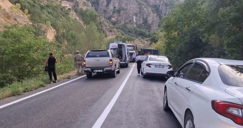 Tunceli-Pülümür-Erzincan karayolunda bir otomobilin Pülümür Çayı’na düşmesi sonucu araçtaki 5