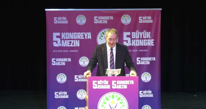 DEM Parti Eş Genel Başkanı Tuncer Bakırhan, partisinin 5'inci Olağan