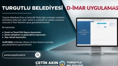 Turgutlu Belediyesi İmar ve Şehircilik Müdürlüğü tarafından hizmetlerin daha hızlı,