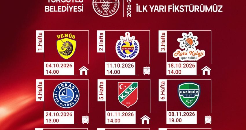 Turgutlu Belediyesi Kadın Voleybol Takımı’nın fikstürü belli oldu TVF Kadınlar 2. Ligi’nde mücadele edecek Turgutlu Belediyesi Kadın Voleybol