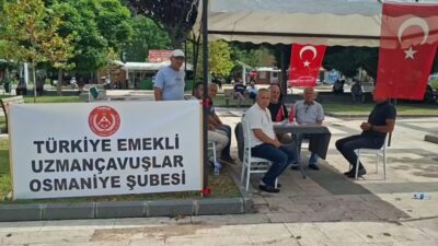 TEMUD Osmaniye İl Başkan Yardımcısı Mustafa Barca, emekli ve çalışan