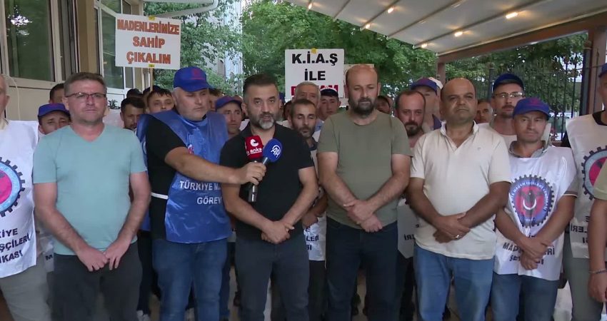 Türkiye Maden-İş Orta Anadolu Şube Başkanı Talih Kocabıyık, yaklaşık 40