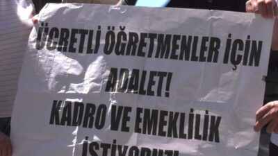 Ücretli Öğretmenler Dayanışma Derneği, MEB önünden Milli Eğitim Bakanı Yusuf