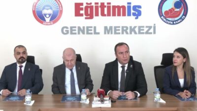 Zafer Partisi Genel Başkanı Ümit Özdağ, Eğitim-İş Sendikası Genel Başkanı
